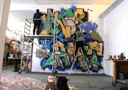 AMIT’S NAMEDROPPING PROJECT CONTINUES WITH GRAFFITI ARTIST VOLKER